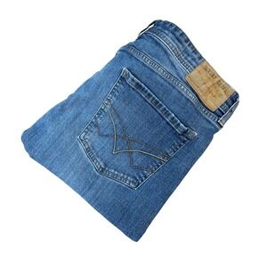 SEVEN7 Premium Denim Mens 36x32 Blue Straight Leg Stretch Jeans